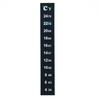 LCD Termometer 4–24 °C Självhäftande Temperaturövervakning För Jäsning Bryggare Öl Cider Mjöd