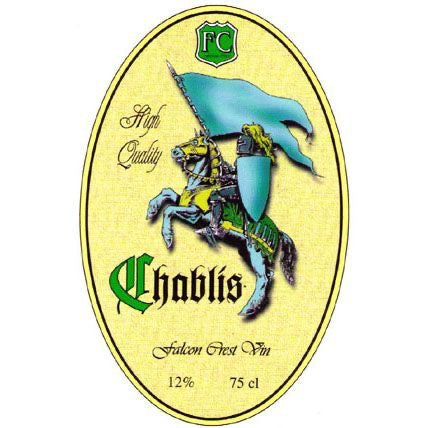 Vinetikett FC Lyxetikett Chablis För Hembryggning Premium Kvalitet Enkel Att Använda Och Oumbärlig I Hembryggningsutrustning