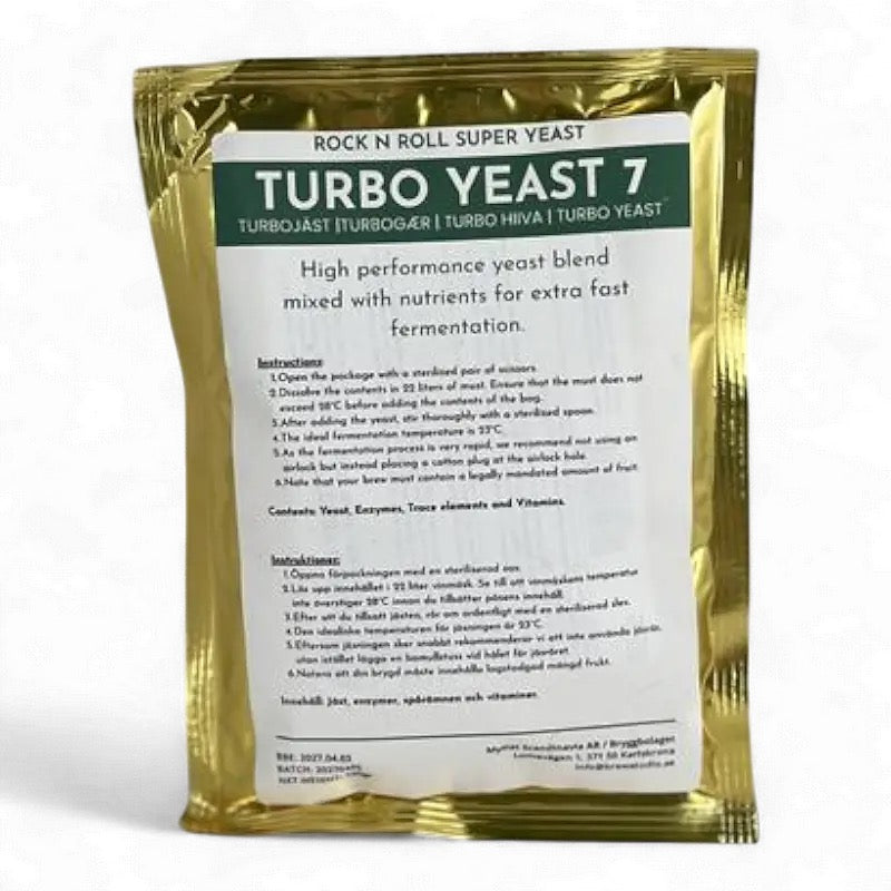 Turbojäst 7 dagar – Turbojäst för hemmabryggning
