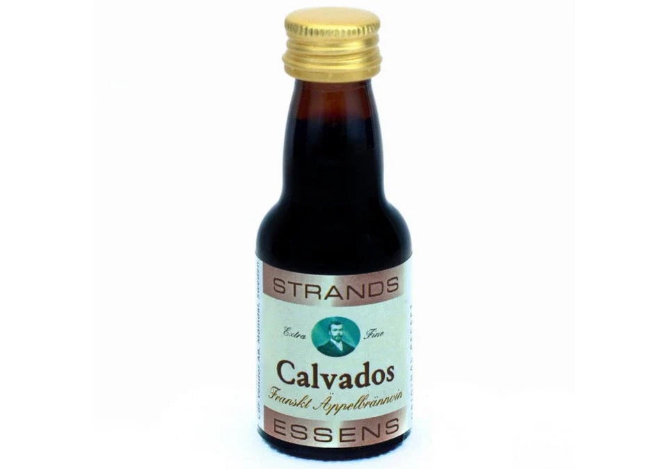 Strands Calvados Essens Fransk Äppelbrännvin För Hemmagjord Calvados Med Klara Äppeltoner Och Mild Ek