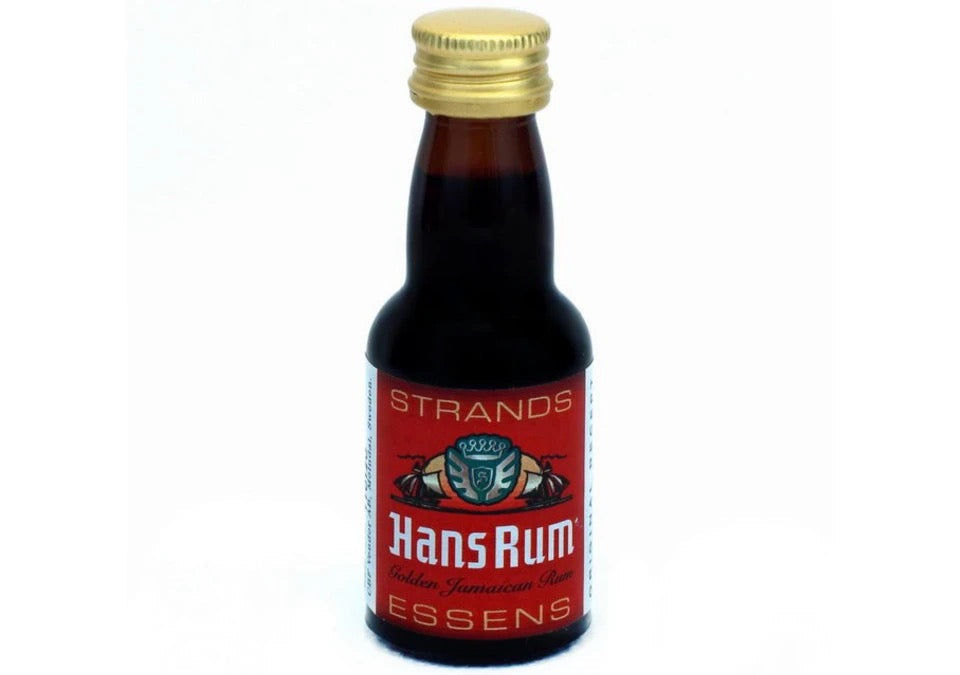 Strands Hans Rum Essens 20 ml Fyllig Aromatisk Smaksättning För Hemlagad Mörk Rom Liknande Karaktär