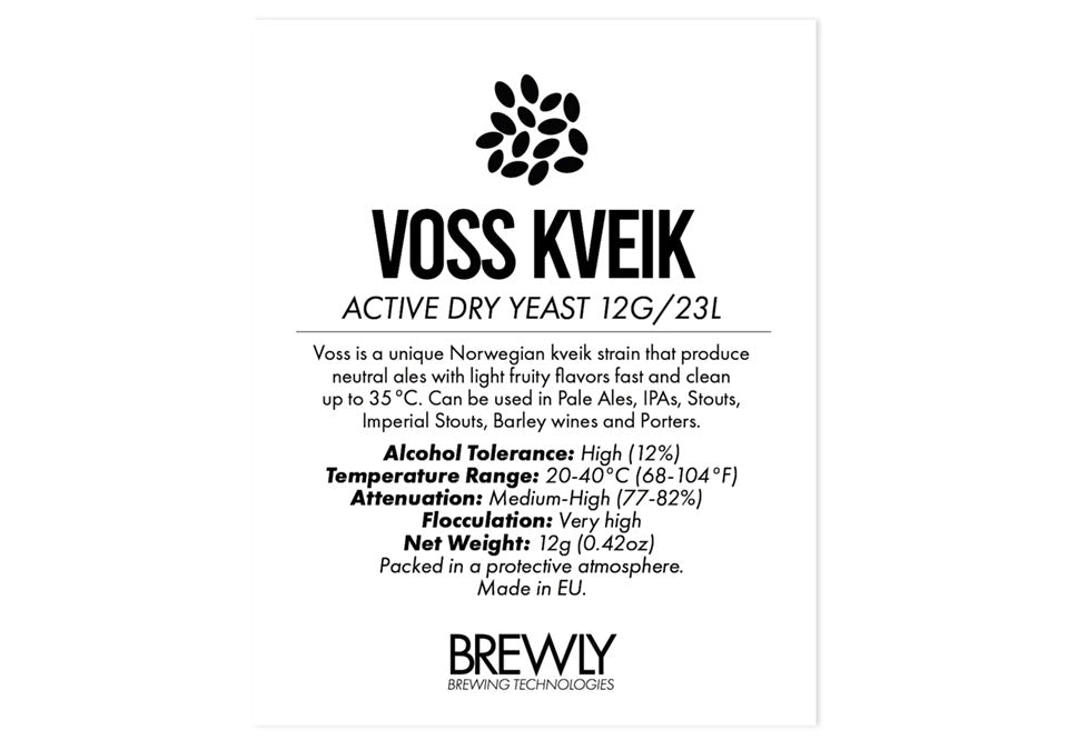 Jäst, Brewly Voss Kveik 12G