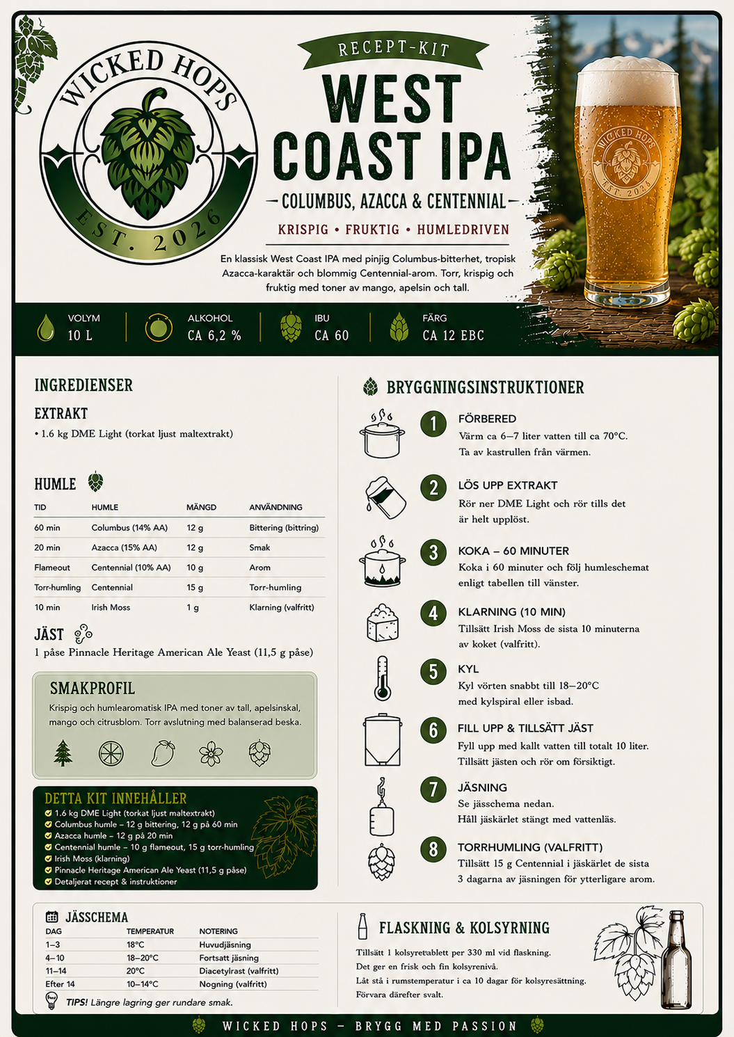 DME - West Coast IPA 10L