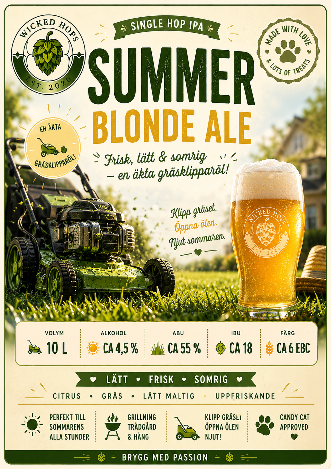 Summer Blonde Ale 10L (DME)