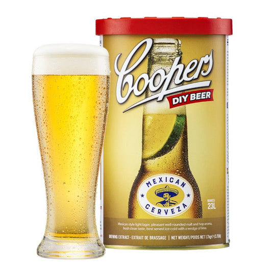 Coopers International Mexican Cerveza ölsats för hembryggning 23 liter