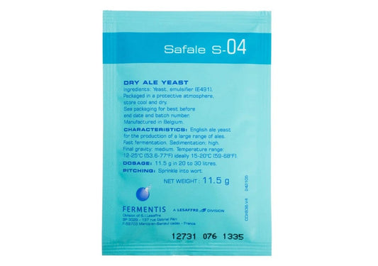Öljäst, Fermentis Safale S-04