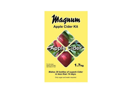 Ciderkit, Ciderkit Magnum Äpple Cider Premium Startpaket För Hemmabryggning Räcker Till Cirka 30 Flaskor – produktbild