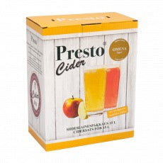 Presto Cidersats Jordgubb 15 Liter För Hemmabryggd Cider Med Fräsch Bärig Smak Och Enkelt Att Använda