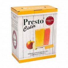 Hallon Cidersats För 15 Liter Presto Hemmabryggning Av Cider För Hemma Produktion Av Fräsch Halloncider