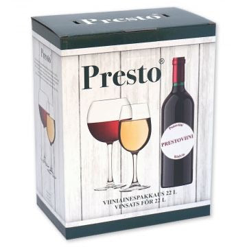 Vinkit Presto Buffalo Red Hemmagjort Rött Vin Kit Med Aromrikt Smakprofil Tjurblod Färg