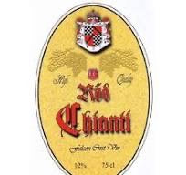 Vinetikett FC Lyxetikett Röd Chianti Till Hembryggning Av Vinflaskor Med Premium Design