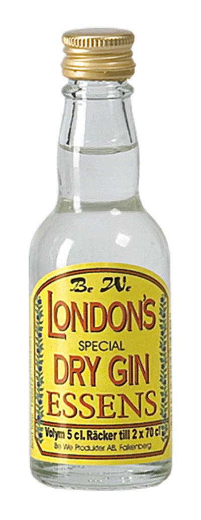 BeWe London Dry Gin Essens Torr För Hemmabryggning av London Dry Gin Med Premium Resultat