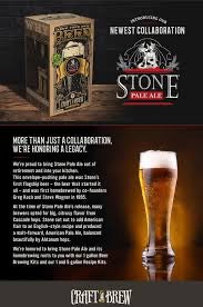 Refill Stone Pale Ale Recipe Kit För Fortsatt Bryggning Av En Klassisk Amerikansk Pale Ale Med Humlekaraktär
