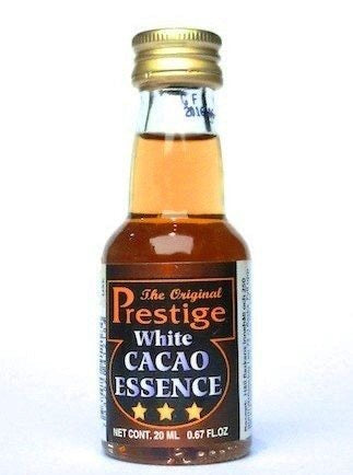 Prestige White Cacao Essens Alkoholfri Vit Chokladsmak För Drinkar Och Desserter