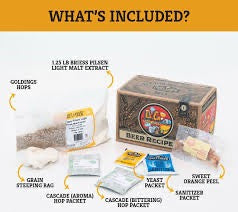 Refill För Orange Golden Receptkit För Hembryggning Av Frisk Lättdrucken Golden Ale Med Tydlig Apelsinton