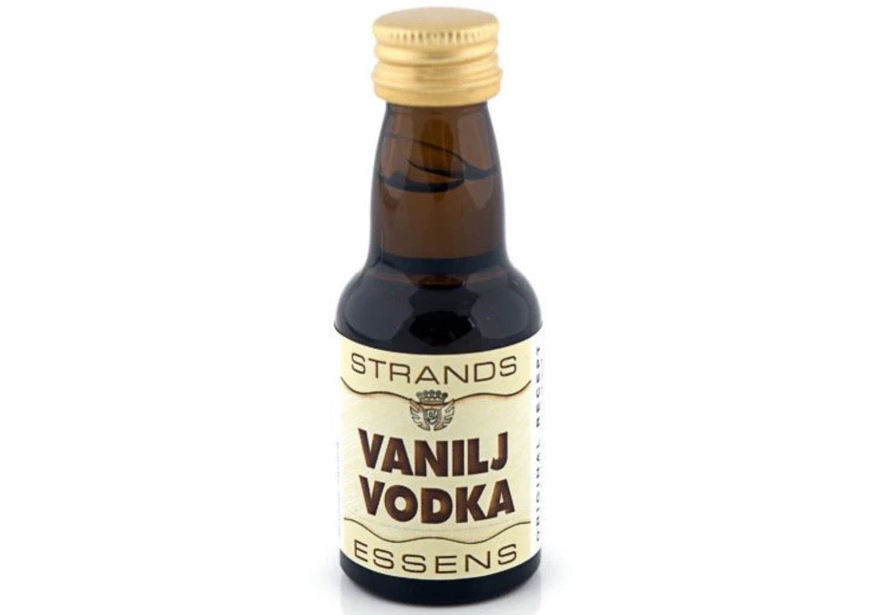 Strands Vanilj Vodka Essens Ger En Varm Vaniljton Till Cocktails Desserter Och Shots