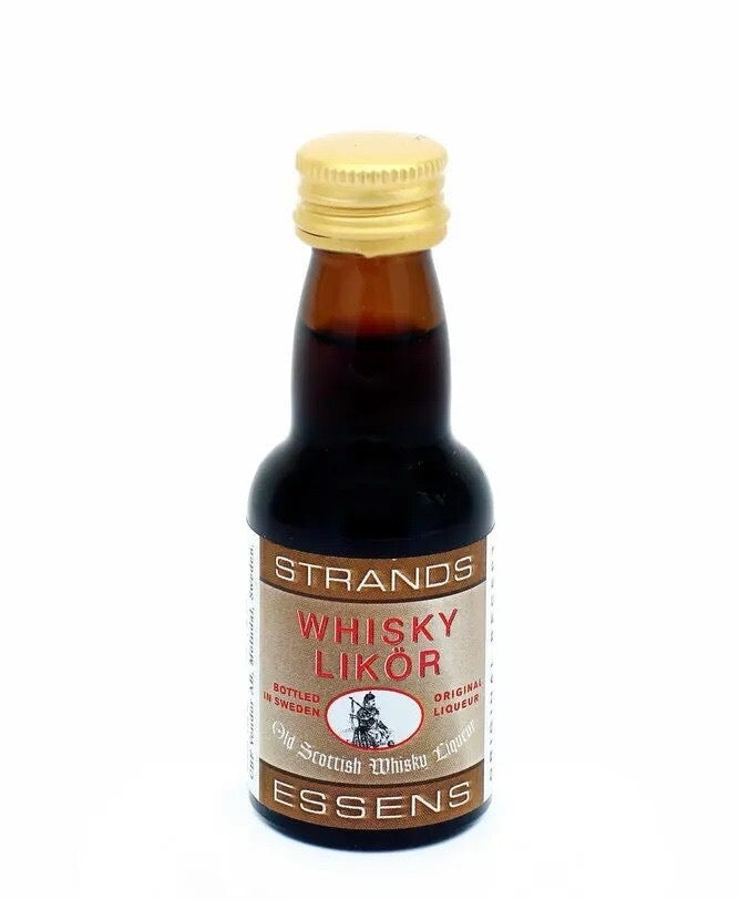 Strands Whisky Likör Essens Alkoholfri Hemmabryggning Hemma Enkelt Skapa Whiskybaserad Likör
