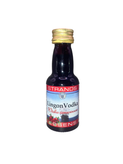 Strands Lingon Vodka Essens Frisk Smakessens För Hemmagjord Lingonvodka Med Nordisk Bärsmak