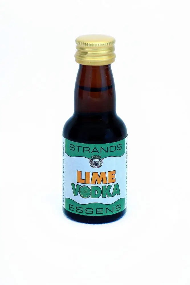Strands Lime Vodka Essens Frisk Lime Doft Förvandlar Brännvin Till Ren Vodkakaraktär Med Citrusarom Hemma Drinkar