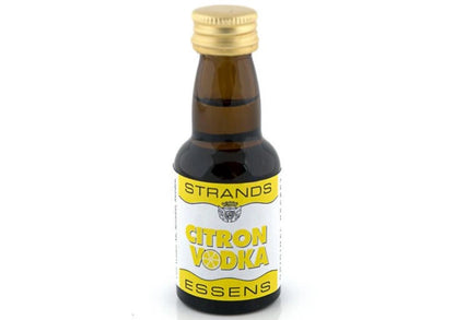 Strands Citron Vodka Essens För Hemmagjord Citron Vodka Och Friska Drinkar Till Shots Och Klassiska Cocktails