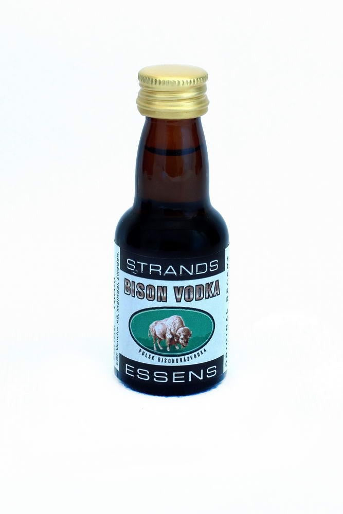 Strands Bison Vodka Essens Örtessens För Hemmatillverkning Och Bas I Drinkar Med Distinkta Gräs Och Örttoner