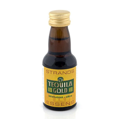 Strands Tequila Gold Essens För Neutral Sprit Till Tequila Likt Dryck Med Gyllene Toner Och Prisvärd Hemlagning