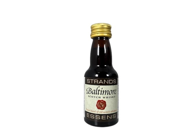 Strands Baltimore Scotch Whisky Essens Koncentrerad Smakessens För Hemmabryggning Med Maltiga Toner Och Lätt Röksmak