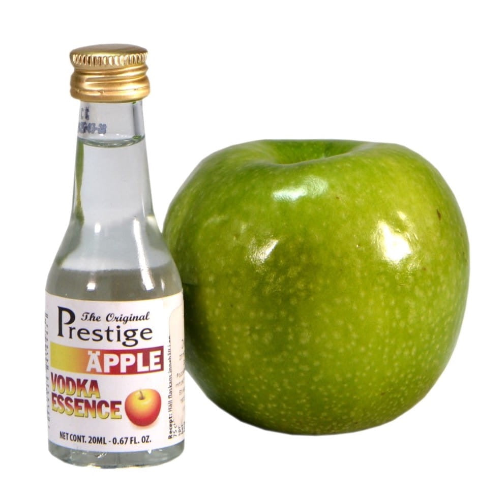 Prestige Äpple Vodka Essens 20 ml Fruktig Smaksättning För Hemmagjord Vodka Ger Rund Fräsch Äpplekaraktär