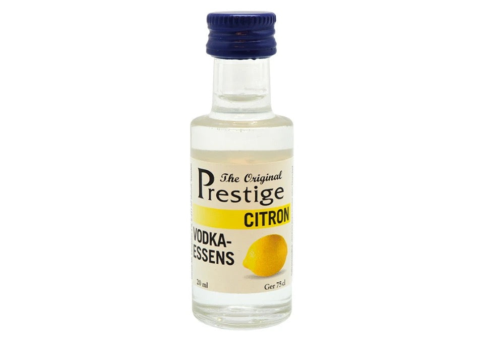 Prestige Citron Vodka Essens Frisk Citronsmak Till Hemmagjord Citronvodka Enkelt Och Prisvärt