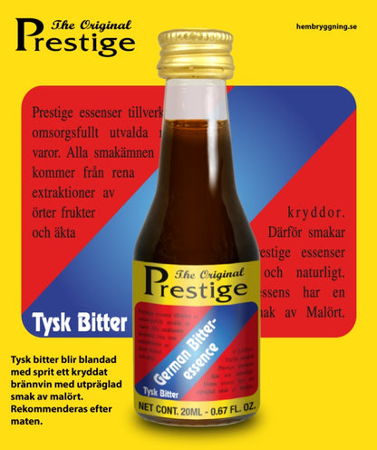 Prestige German Bitter Essens Till Hemmabryggning Och Cocktails Med Tydlig Örtighet Och Balanserad Beska