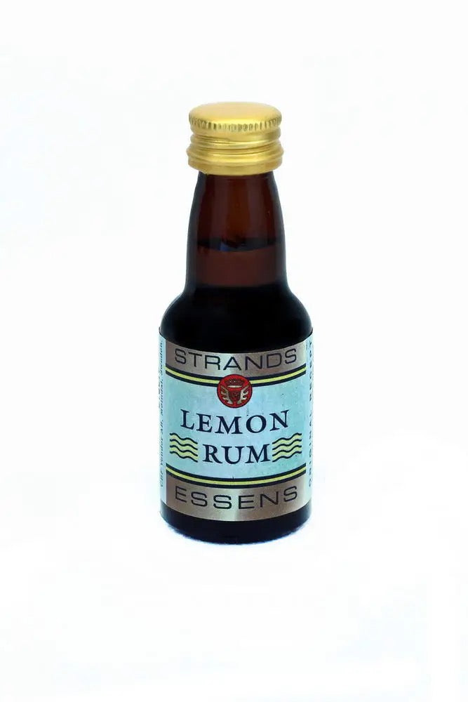 Strands Lemon Rum Essens 20 ml Frisk Citrussmak För Hemmabruk Och Nybörjare Att Blanda Hemma