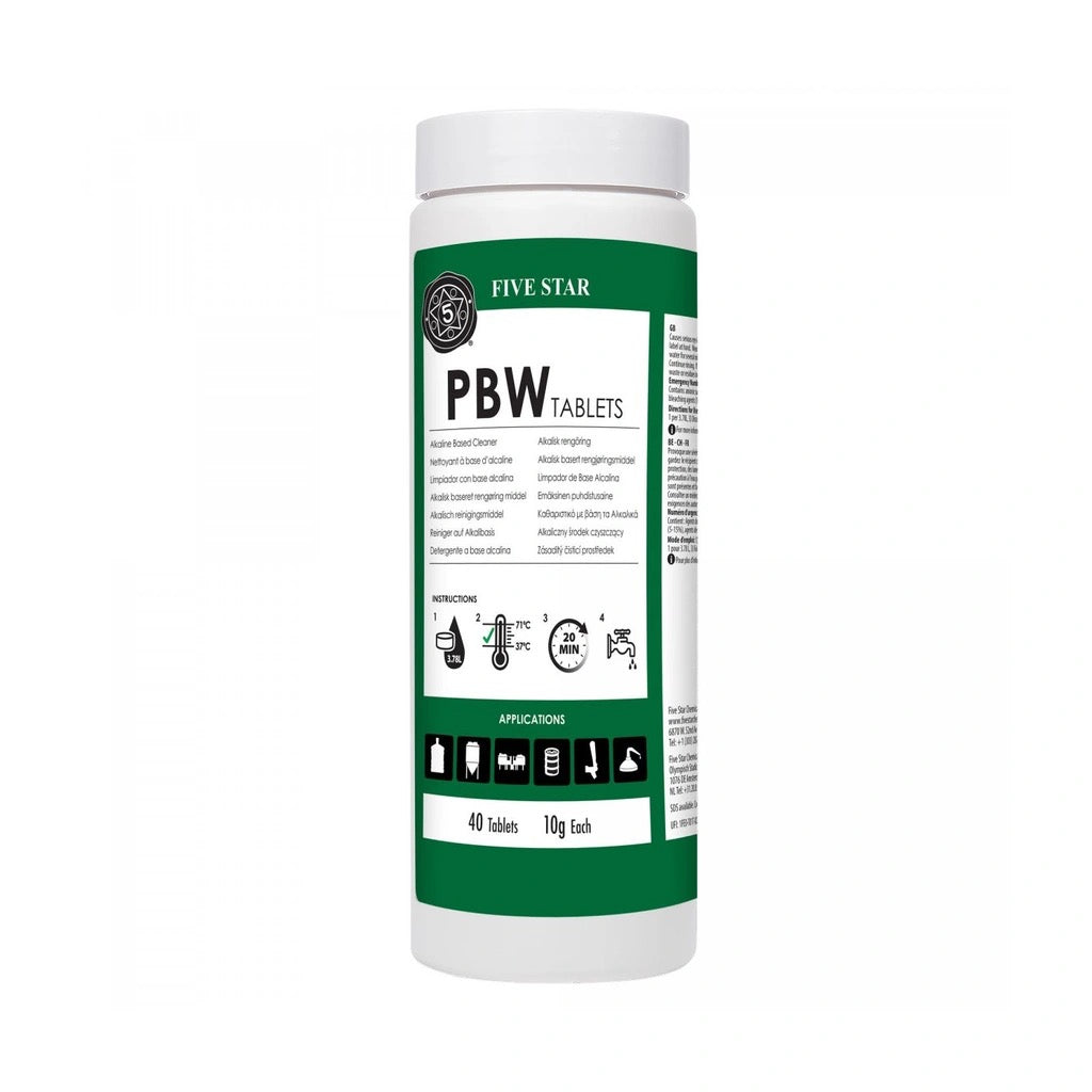 PBW Five Star Tablets 40x10 g