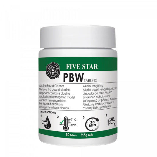 PBW Five Star Tablets 50x2.5 g