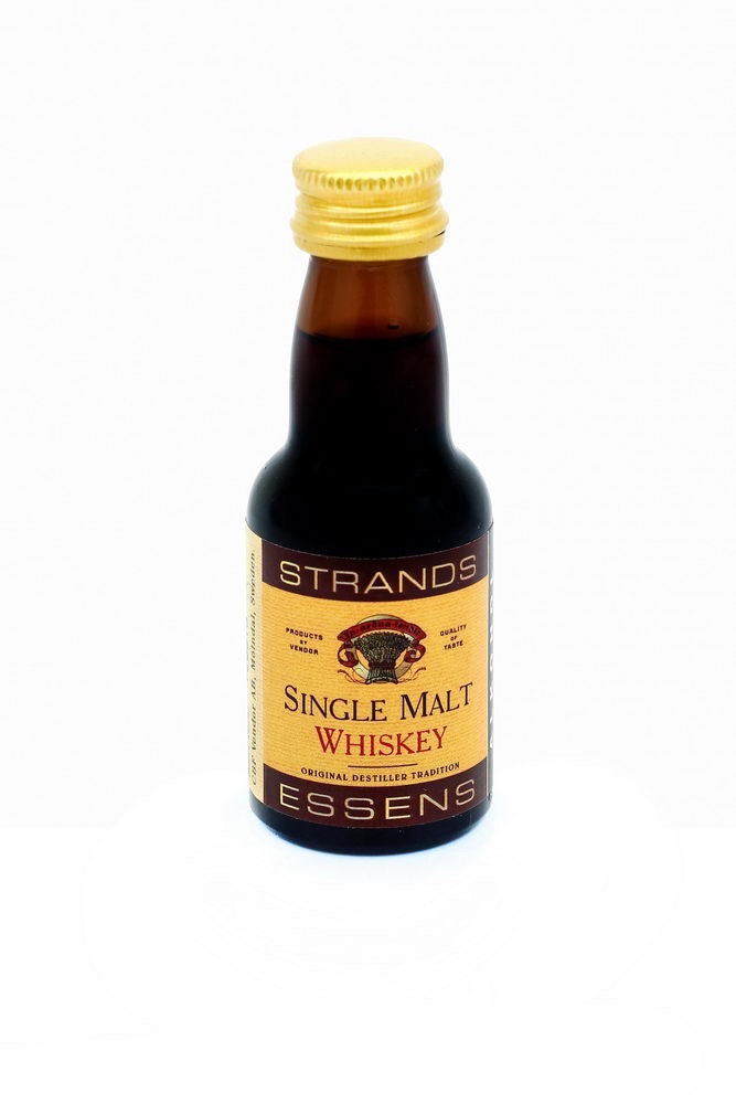 Strands Single Malt Whiskey Essens Alkoholfri Smakprofil För Hemmabryggning Med Djupa Maltiga Känslor