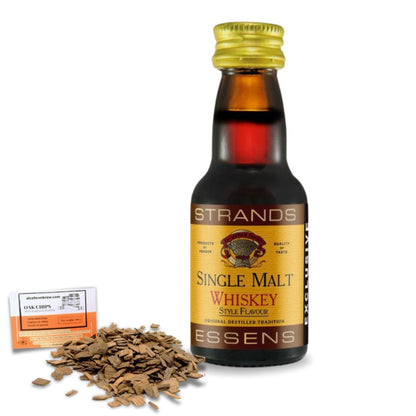 Strands Single Malt Whiskey Essens Alkoholfri Smakprofil För Hemmabryggning Med Djupa Maltiga Känslor