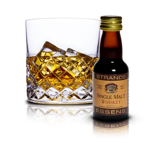 Strands Single Malt Whiskey Essens Alkoholfri Smakprofil För Hemmabryggning Med Djupa Maltiga Känslor