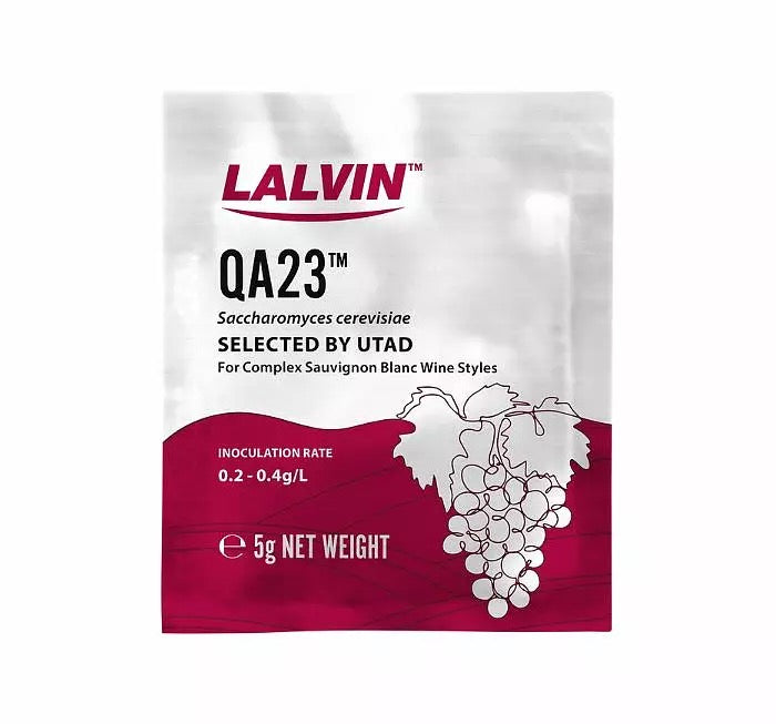 Vinjäst Lalvin QA23 5 g För Vitviner Med Fräschör Och Aromrikedom Från Lallemand UTAD Portugal Vinho Verde