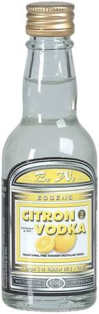 BeWe Citron Vodka Essens För Hemmabryggning Alkoholfri Bas Med Naturlig Citron Smak