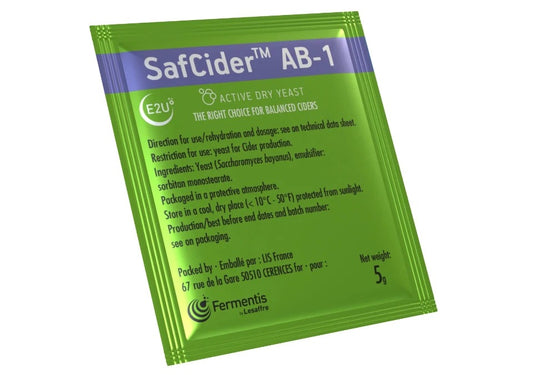 Ciderjäst Safcider AB 1 5g Jäst Balanserad För Torr Fransk Stil Frisk Aromatisk Jäsning