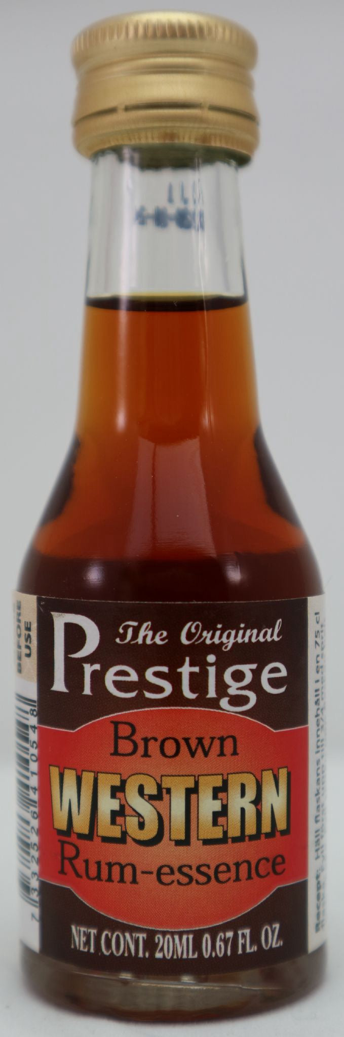 Prestige Brown Western Rom Essens För Hemma Bryggning Och Cocktailbas Med Fyllig Djup Smak