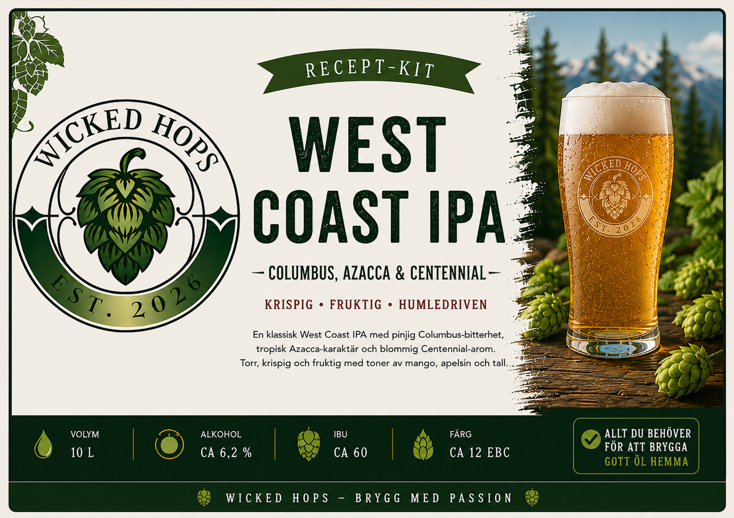 DME - West Coast IPA 10L