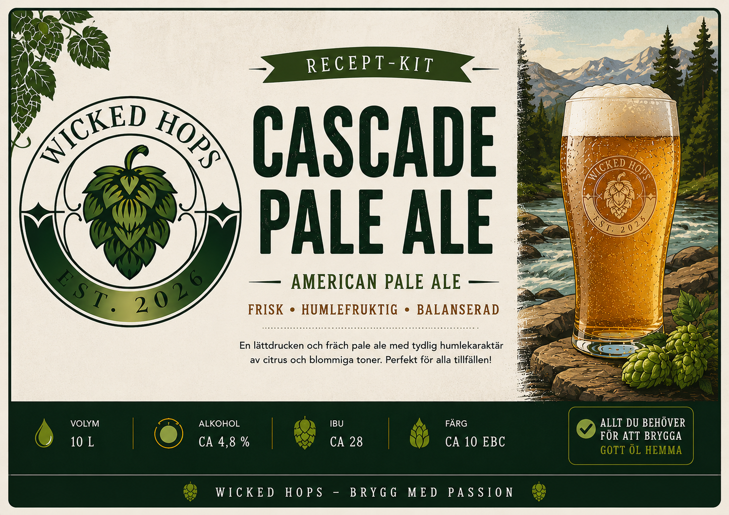 DME - Cascade Pale Ale 10L